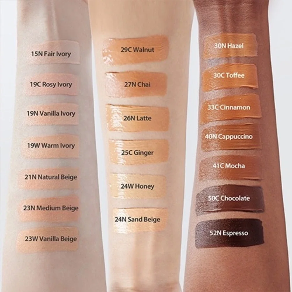 Milk Touch All-Day‎ Skin Fit Milky Glow Cushion Foundation 33C Cinnamon 15g NEW